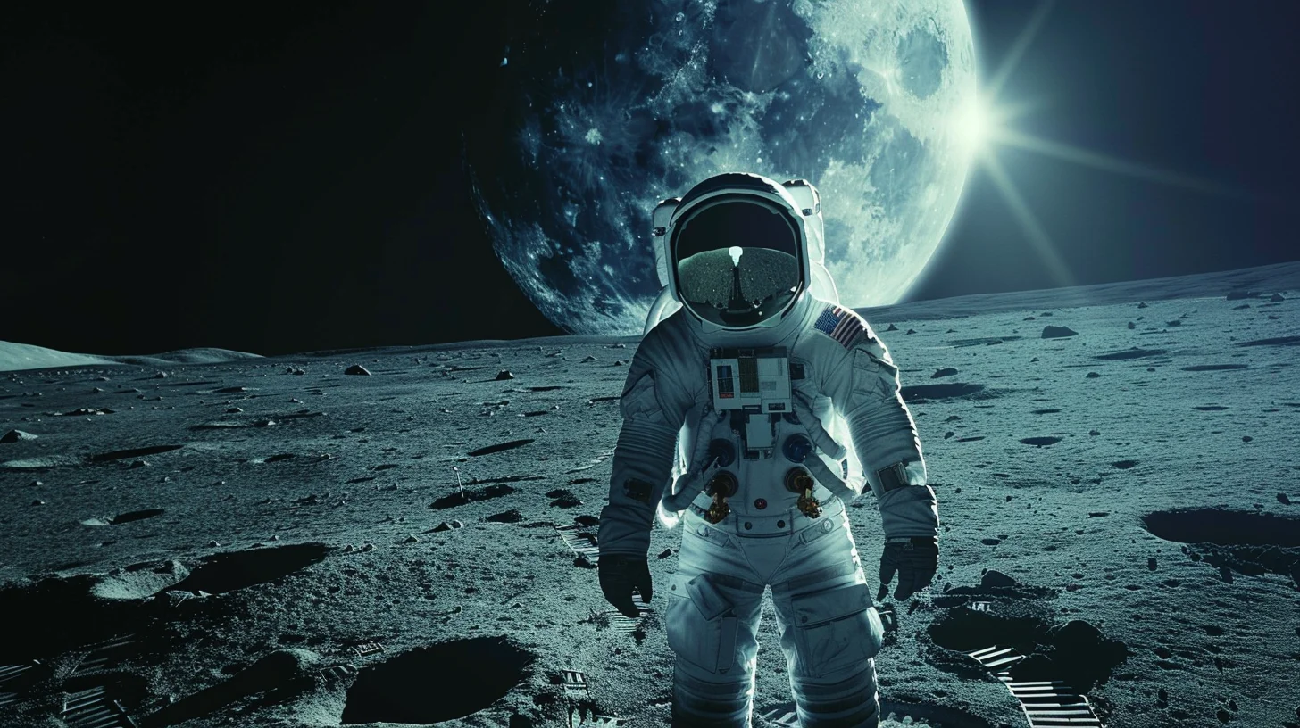 Neil Armstrong sur la Lune